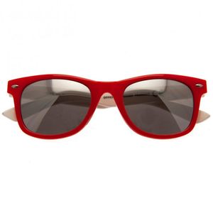 Wales RU - Dětské sluneční brýle Retro TA8981 (jedna velikost) (červená/bílá)