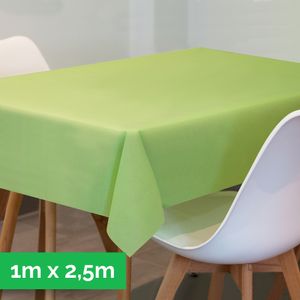Tischdecke aus stoffähnlichem Vlies, 1m x 2,50m Apfelgrün,  100