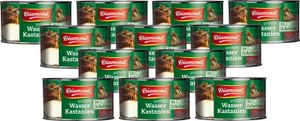 12er-Pack DIAMOND geschälte Wasserkastanien in Scheiben 227g / 140g Abtropfgewicht