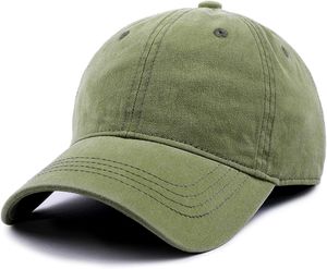 Herren und Damen Athletic Baseball Fitted Cap Verschluss,Armee grün