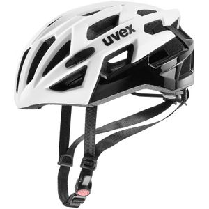 Kask Uvex Race 7 biało-czarny rozmiar 55-61 cm S41.0.968.0217