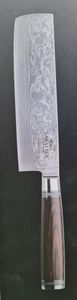 Sabatier Damast Nakiri Messer japanischer Art