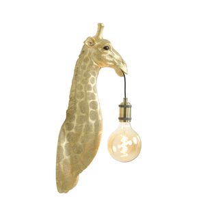 Light & Living - Wandleuchte Giraffe - Gold - 20,5x19x61cm