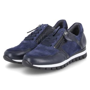 Gabor Comfort Snake Microfutter Damenschuhe Schnürschuhe Sportive Blau, Schuhgröße:EUR 37 | UK 4
