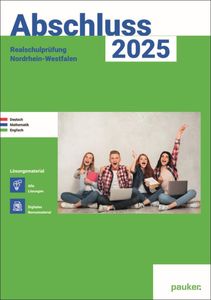 Abschluss 2025 - MSA NRW - Lösungsband.  - Deutsch, Mathematik und Englisch