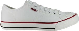 LEVI'S Men's HERNANDEZ Turnschuhe weißer Stoff leicht 44