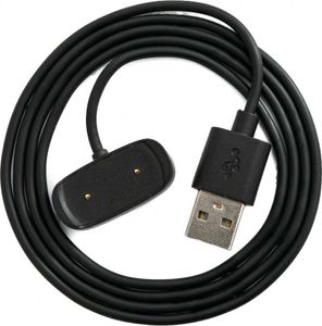 SYSTEM-S USB 2.0 Kabel 100 cm Ladekabel für Amazfit T-Rex Pro Smartwatch in Schwarz