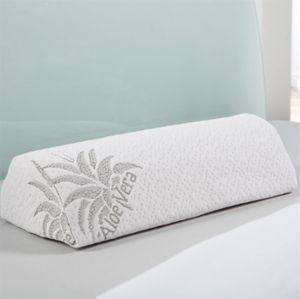 Nackenrolle ( 42x20cm ), Nackenkissen mit Memory-Effekt, abnehmbarer Bezug, Aloe Vera veredelt, Gesundheitskissen Nackenrolle ( 42x20cm ), Nackenkissen mit Memory-Effekt, abnehmbarer Bezug, Aloe Vera veredelt, Gesundheitskissen