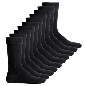 Jack & Jones Plain Sock 10 Pair Black One Size