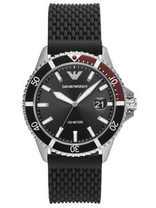 Emporio Armani AR11341 DIVER zegarek męski kauczuk czarny