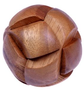 Ball - 3D Puzzle - Denkspiel - Knobelspiel - Geduldspiel - Logikspiel aus Holz