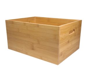 Holz-Kiste aus Bambus Aufbewahrungsbox & Geschenkkiste – Deko Geschenkbox, Größe wählen:HB-001 A