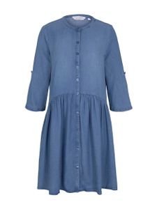 Tom Tailor denim dress with pla 10110 Blue Denim XS
