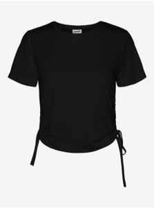 Schwarzes T-shirt Noisy May Line -  XS