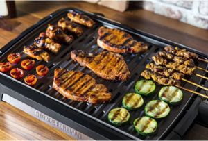 GEORGE FOREMAN Smokeless BBQ Grill 25850-56 raucharmer Indoor Elektro Tischgrill