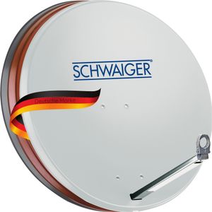 Schwaiger Sat Spiegel 85cm, Alu Hellgrau