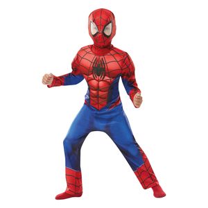 Spider-Man - "Deluxe" Kostüm - Jungen BN4570 (S) (Rot/Blau)