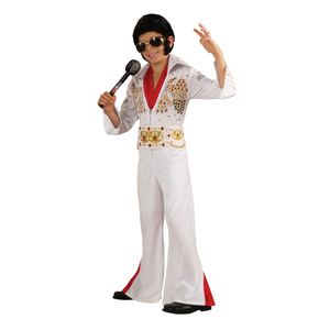 Elvis - "Deluxe" kostým - chlapci BN5760 (104) (biely/červený)