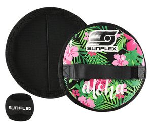 Sunflex Sure Catch Set Tropical Flower | Ballspiel Fangspiel Wurfspiel Ball Wasserspiel Klettballspiel Werfen Fangen Sunflex Sure Catch Set Tropical Flower | Ballspiel Fangspiel Wurfspiel Ball Wasserspiel Klettballspiel Werfen Fangen