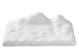 HobbyFun Landschaft aus Styropor mit Schnee 20x15x5,5cm Groß
