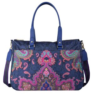 Oilily Mr Paisley Carry All Blue Iris