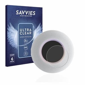 6x Savvies Schutzfolie für Apple HomePod mini Folie Klar