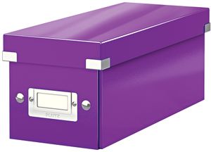 LEITZ CD Ablagebox Click & Store WOW violett