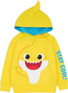 Baby Shark - "Stay Cool" Kapuzenpullover 3D für Kinder NS7626 (98) (Gelb)