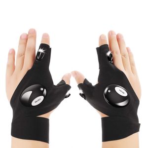 1 Paar von 2 LED Taschenlampen Handschuhe Outdoor Angel Handschuhe  für Reparieren und Arbeiten Gadgets für Handwerker,Angelhandschuhe