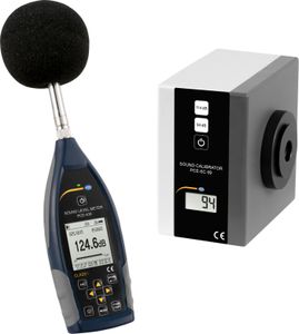 PCE Instruments PCE-430-SC 09 Profi Schallpegelmesser Klasse 1 inkl. Kalibrator 22 - 136 db(A) 3 Hz - 20 kHz