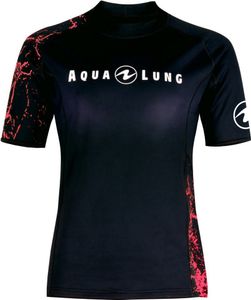 Aqualung Top Ceramiqskin Damen Rashguard Kurzarm Schwarz 2XL Schwarz 2XL