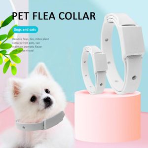 44cm Haustierhalsband Floh und Zeckenhalsband für Katzen Hund Anti-Insekten 3 Monate Schutz Effektives Halsband