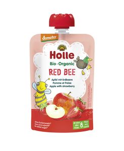 Holle Red Bee Apfel mit Erdbeere - Bio - 100g