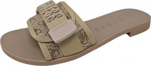 Guess Elyze Damen Pantolette in Gold, Größe 39