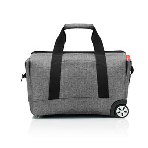 reisenthel allrounder trolley, cestovní taška, kufr na kolečkách, kufr, lékařská taška, polyesterová tkanina, Twist Silver, 30 L, MP7052