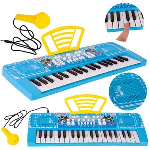 MalPlay Musikspielzeug Mein erstes Keyboard Kalvier, Orgeln mit 37 Tasten + mikrofon ab 3 Jahren