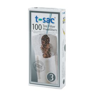 t-sac® Nr. 3  Papier Teefilter Filter für Teekanne 1,0 bis 1,6l