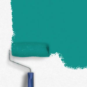 PROVISTON | Wandfarbe Allround | Bunt Lebendig | Hohe Deckkraft | Dispersionsfarbe | Innenfarbe | Lösungsmittelfrei | Dunkelgrün Samosir | 5 Liter