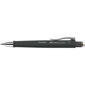 FABER-CASTELL Druckbleistift POLY MATIC schwarz