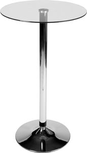 CLP Stehtisch mit Tischplatte aus Glas,klarglas CLP Stehtisch mit Tischplatte aus Glas,klarglas