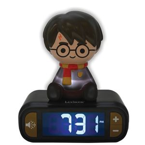 LEXIBOOK Harry Potter Wecker mit 3D Nachtlicht und Soundeffekte