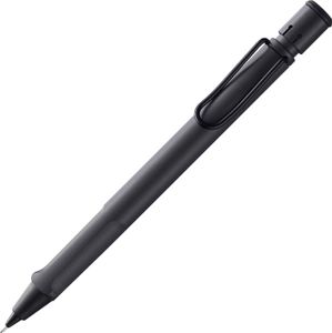 LAMY safari Druckbleistift 117 – Moderner Bleistift in der Farbe Umbra mit markanten Griffmulden und zeitlosem Design – mit 0,5mm Feinstrichmine