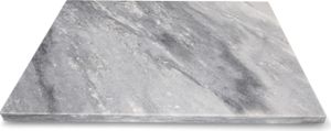 Marmurowa deska do krojenia 40 x 30 cm biało-szara Podkładka na stół Półmisek do serwowania Podkładka