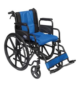 MOBIAK Invalidný vozík "Golden" modro - čierny