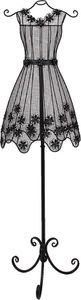 Clayre & Eef Schaufensterpuppe 43x34x149 cm Schwarz Eisen