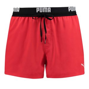 Puma Swim Men Logo Short Length Swi Red Red L