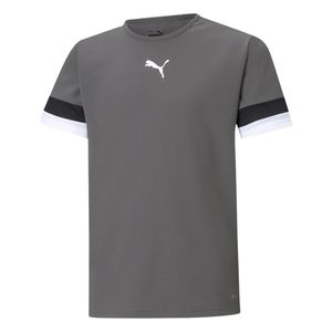PUMA teamRISE Trainingsshirt Kinder smoked pearl/black/white 164