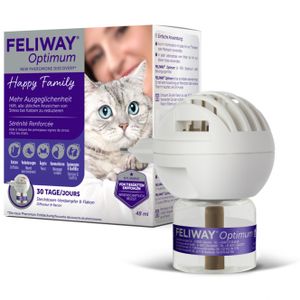 FELIWAY® Optimum Verdampfer + 30 Tage Nachfüllflakon 48ml – für noch ausgeglichenere Katzen