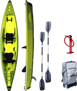 Carptour 415 Nafukovací Kajak z PVC | Rybárska loď 415x80cm pre jazero a rybačenie