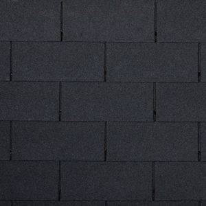 Bitumenschindeln Rechteck schwarz